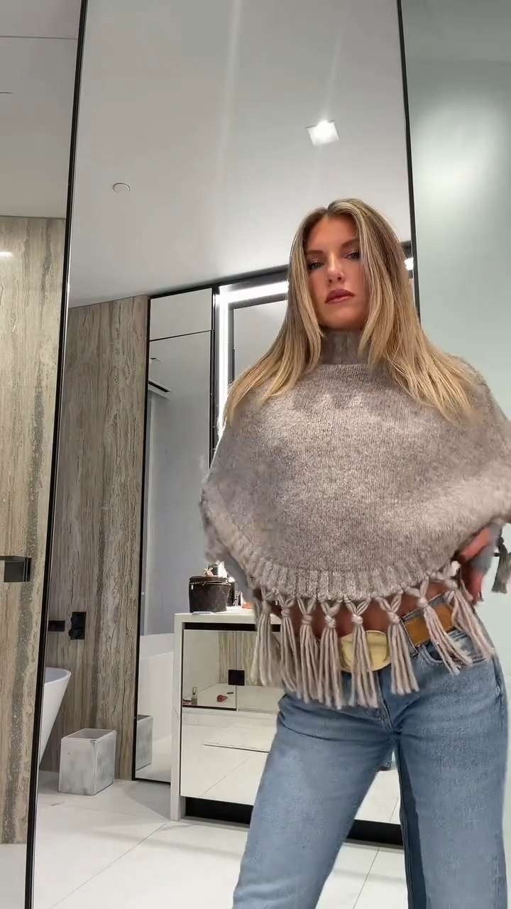 Poncho outfit inspo 

 #LTKootd