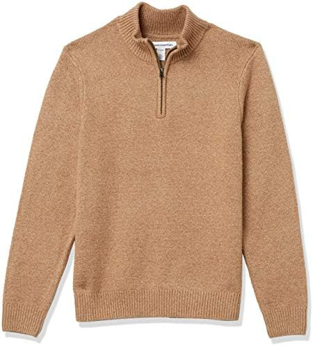 Amazon Essentials Men's Long-Sleeve Soft Touch Quarter-Zip Sweater | Amazon (US)