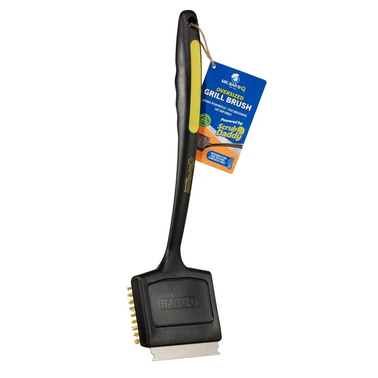 Mr. Bar-B-Q Oversized Grill Brush Powered by Scrub Daddy | Walmart (US)
