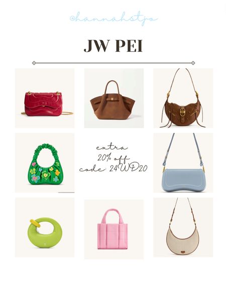 #jwpei 20% off with code 24WD20 👛 pw pei, purse sale, summer fashion 

#LTKitbag #LTKsalealert #LTKSeasonal