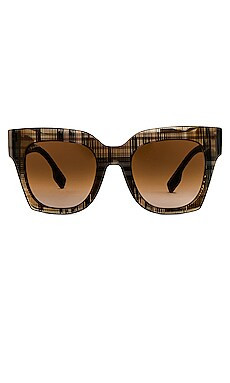 Burberry Kitty in Check Brown & Brown Gradient from Revolve.com | Revolve Clothing (Global)