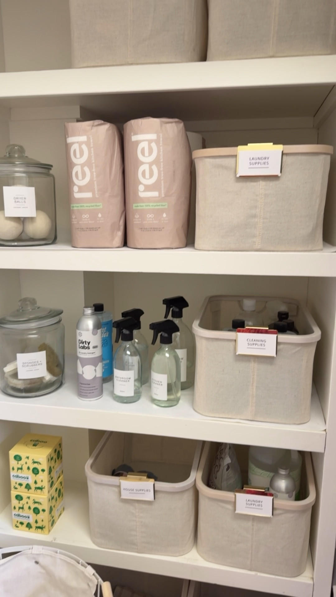 Laundry room organization and non-toxic cleaning supplies 

Home 

#LTKHome
