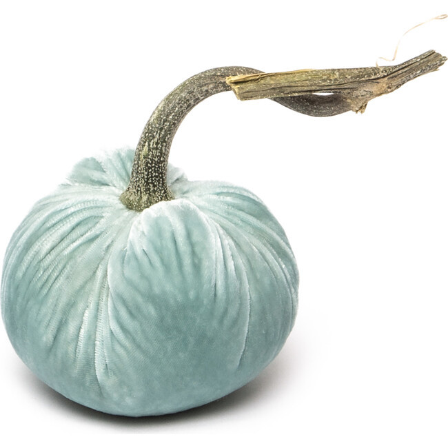Hot Skwash | Pumpkin, Seafoam | Silk (Blue, Size 5"") | Maisonette | Maisonette