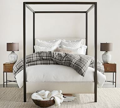 Atwell Metal Canopy Bed | Pottery Barn (US)