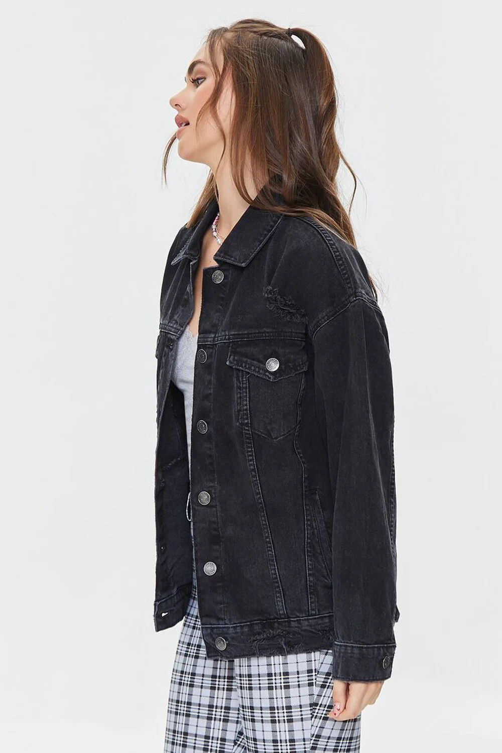 Basic Organically Grown Cotton Denim Jacket | Forever 21 (US)