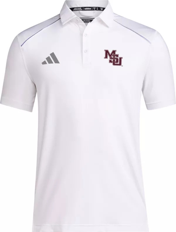 adidas Men's Mississippi State Bulldogs White 90s Pack Polo | Dick's Sporting Goods