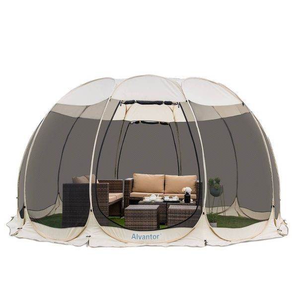 15' x 15' Pop Up Portable Gazebo Screen Tent - Alvantor | Target
