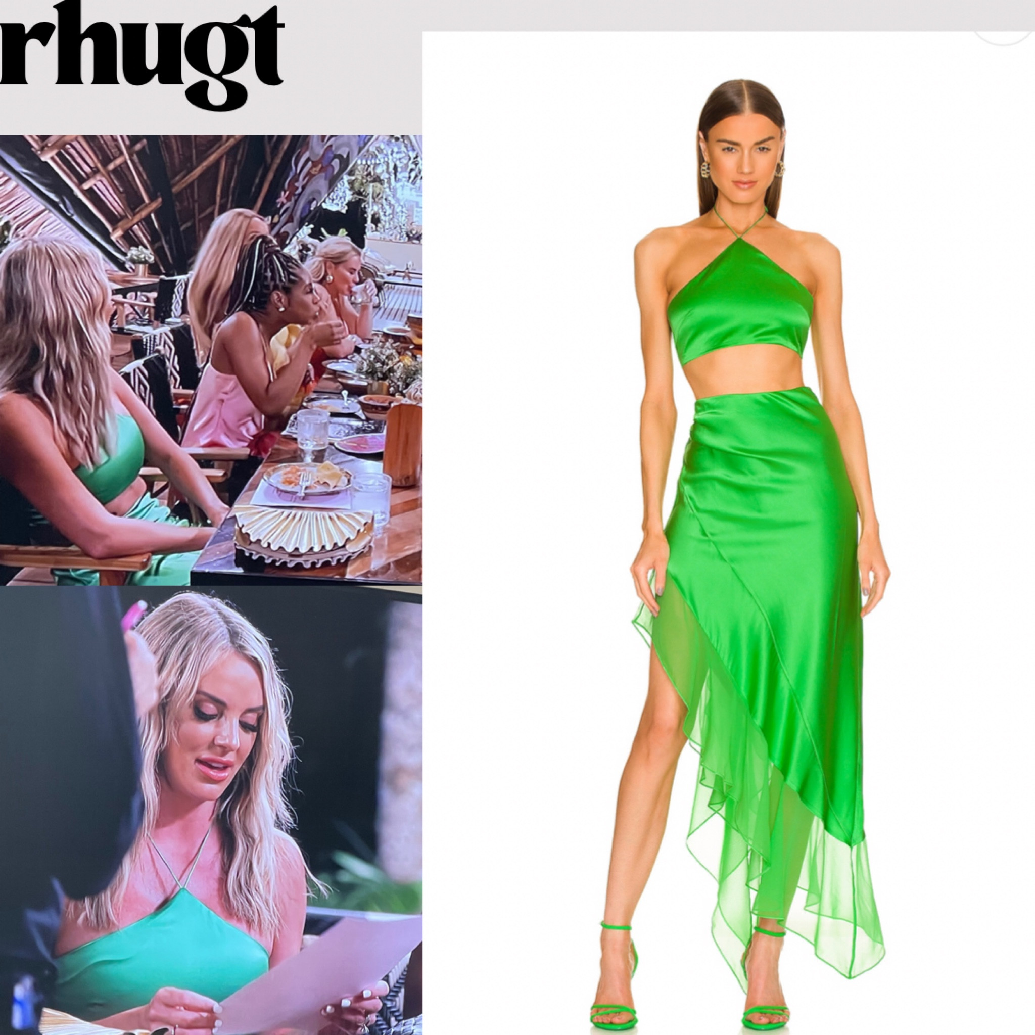 Real Housewives Ultimate Girls Trip Thiland RHUGT Whitney Rose. Green two piece.

#LTKsalealert #LTKtravel #LTKSeasonal
