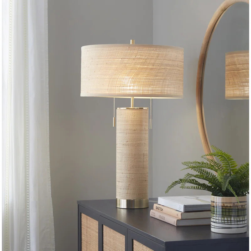 Red Barrel Studio® Montcroix Rattan Table Lamp & Reviews | Wayfair | Wayfair North America
