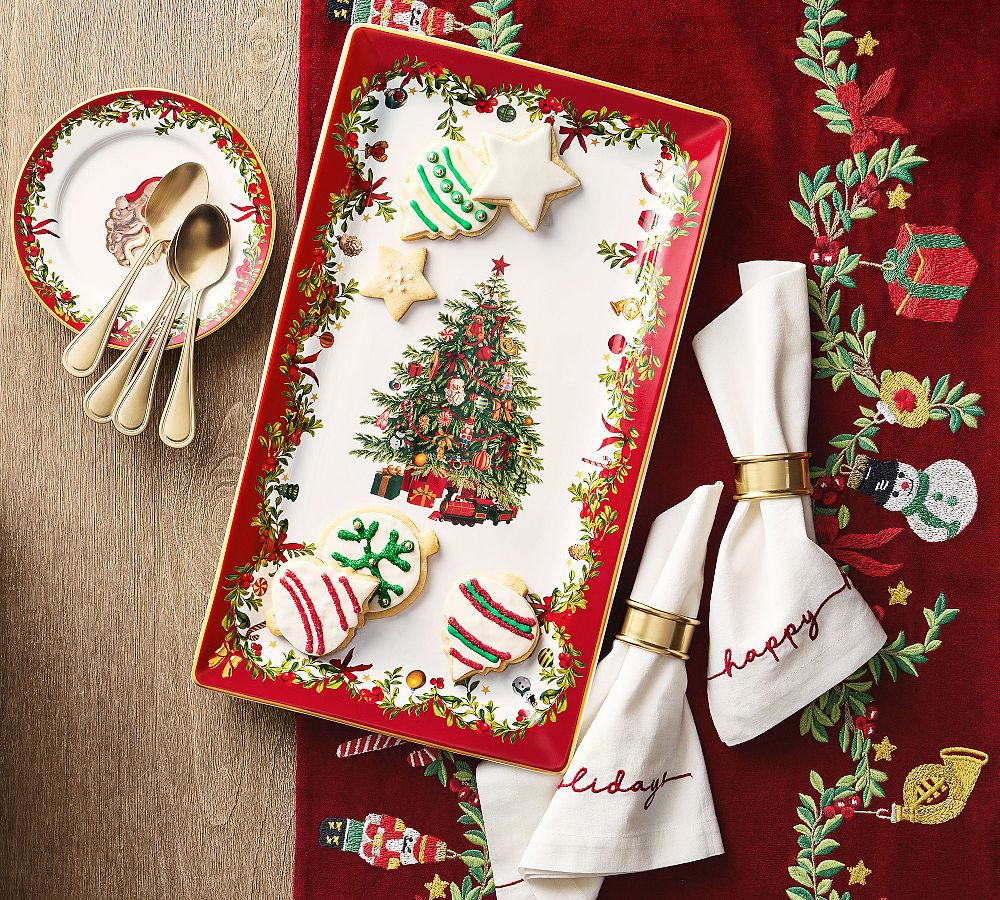 Nostalgic Christmas Icon Serving Platter | Pottery Barn (US)