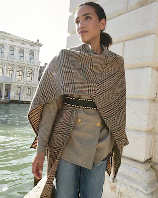 Plaid Wrap Coat | White House Black Market