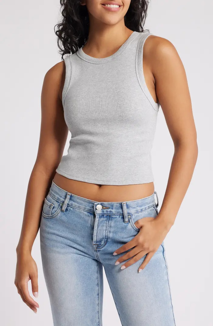 PacSun Classic Rib Stretch Cotton Tank Top | Nordstrom | Nordstrom