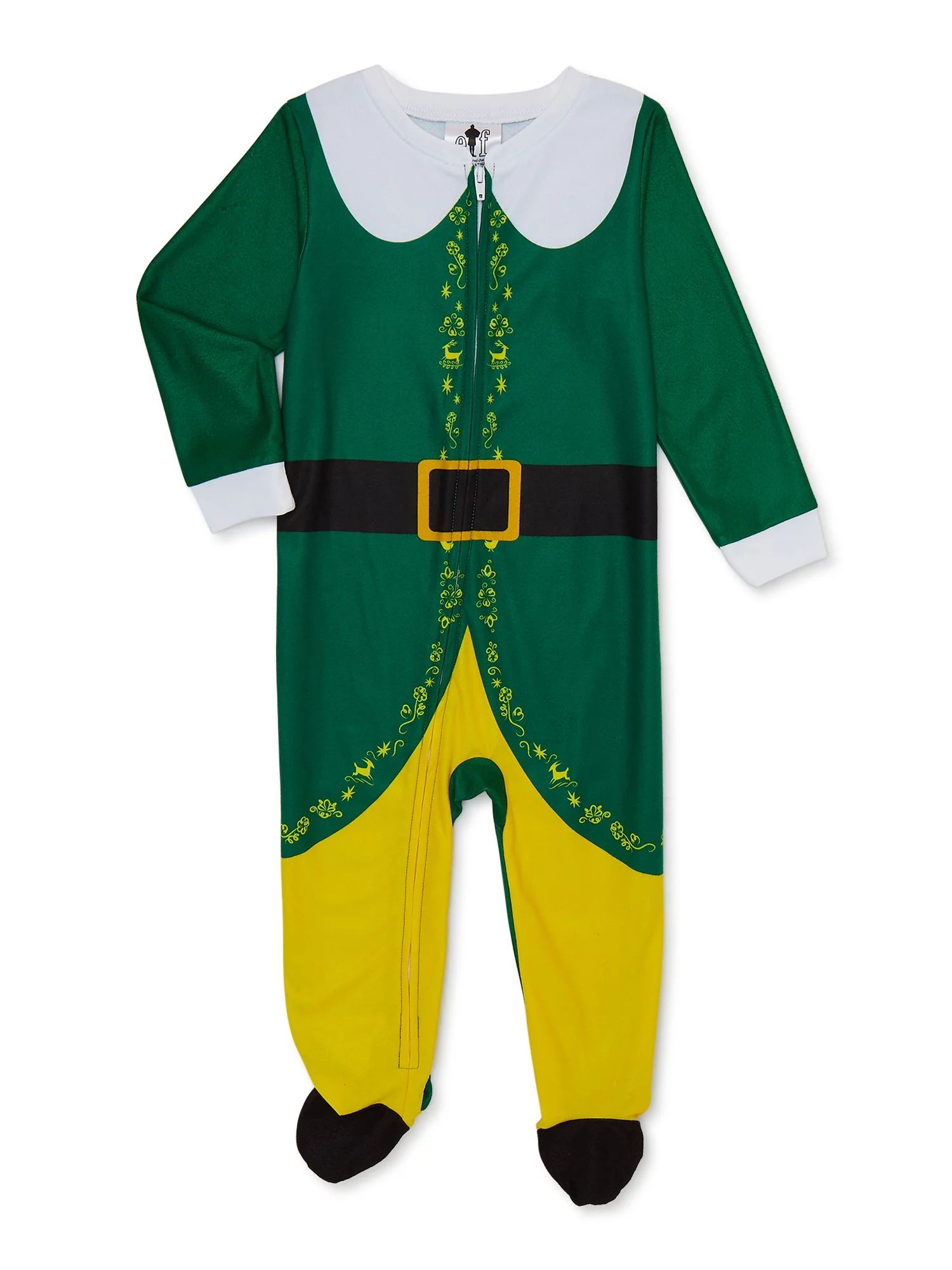 Character Toddler Christmas Fleece One-Piece Sleeper, Sizes 12M-5T - Walmart.com | Walmart (US)