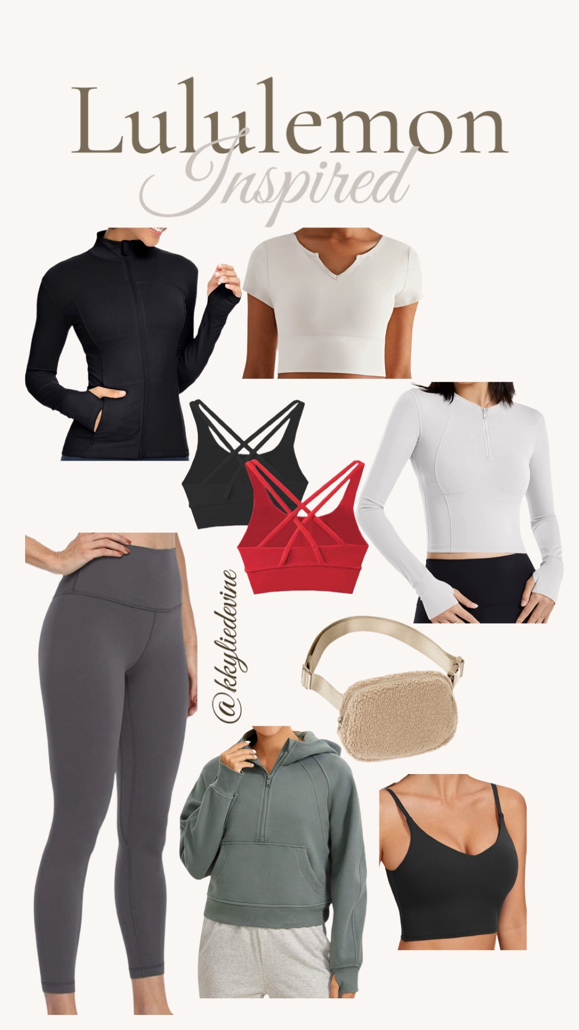 Lululemon Inspired✨ Lululemon, Lululemon clothes, Lululemon outfit, Lululemon belt bag outfit, Lululemon aesthetic, Lululemon belt bag, Lululemon shorts, Lululemon skirt outfit, Lululemon leggings, Lululemon collection, Lululemon outfit aesthetic, Lululemon dupes Amazon, brand dupes, Lululemon dupes, workout clothes, womens workout clothes, womens gym outfits, womens gym clothes, womens athletic wear, womens athletic clothes

#LTKFind #LTKsalealert #LTKfit