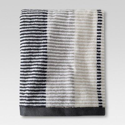 Stitch Stripe Towel Gray - Threshold™ | Target