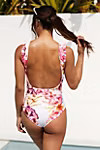 Ruffled Floral One-Piece Swimsuit | Anthropologie (US)
