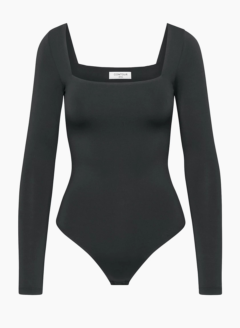 CONTOUR SQUARENECK LONGSLEEVE BODYSUIT | Aritzia