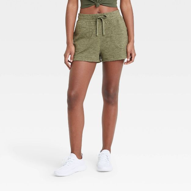 Women's Mid-Rise Cozy Spacedye Shorts 2 1/4" - JoyLab™ | Target
