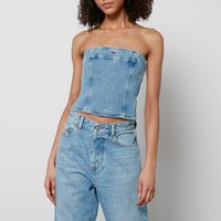 Diesel De-Ville Denim Strapless Top - XS | Coggles (Global)