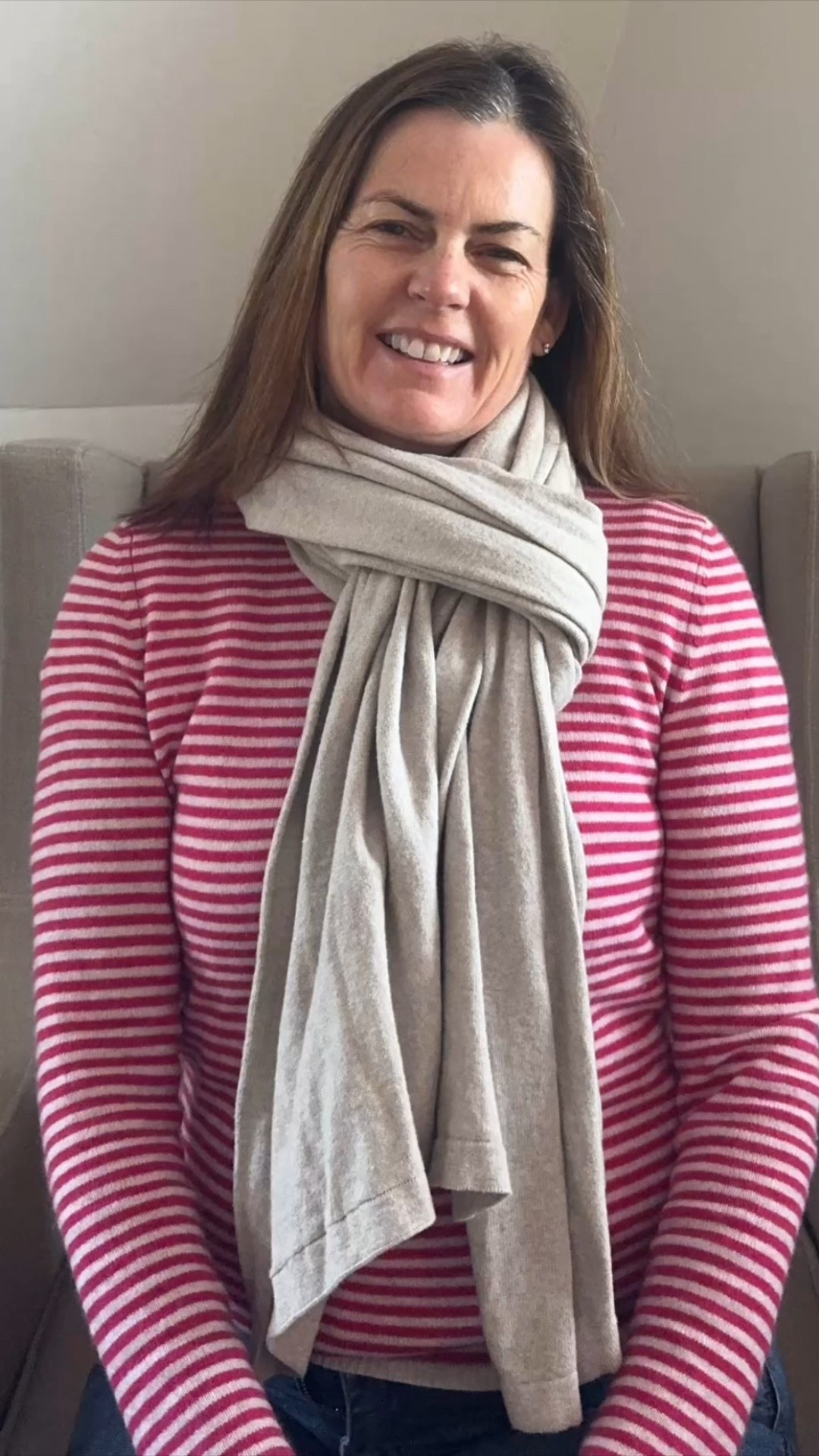 😊 I never leave home without it! Such a great travel essential. A friend put me onto it and I’m so glad I listened. I can wear it as a scarf or wrap up cozy when they blast the air conditioning on my flights. Also a perfect gift for anyone who loves to travel! ￼

#LTKActive #LTKTravel #LTKOver40