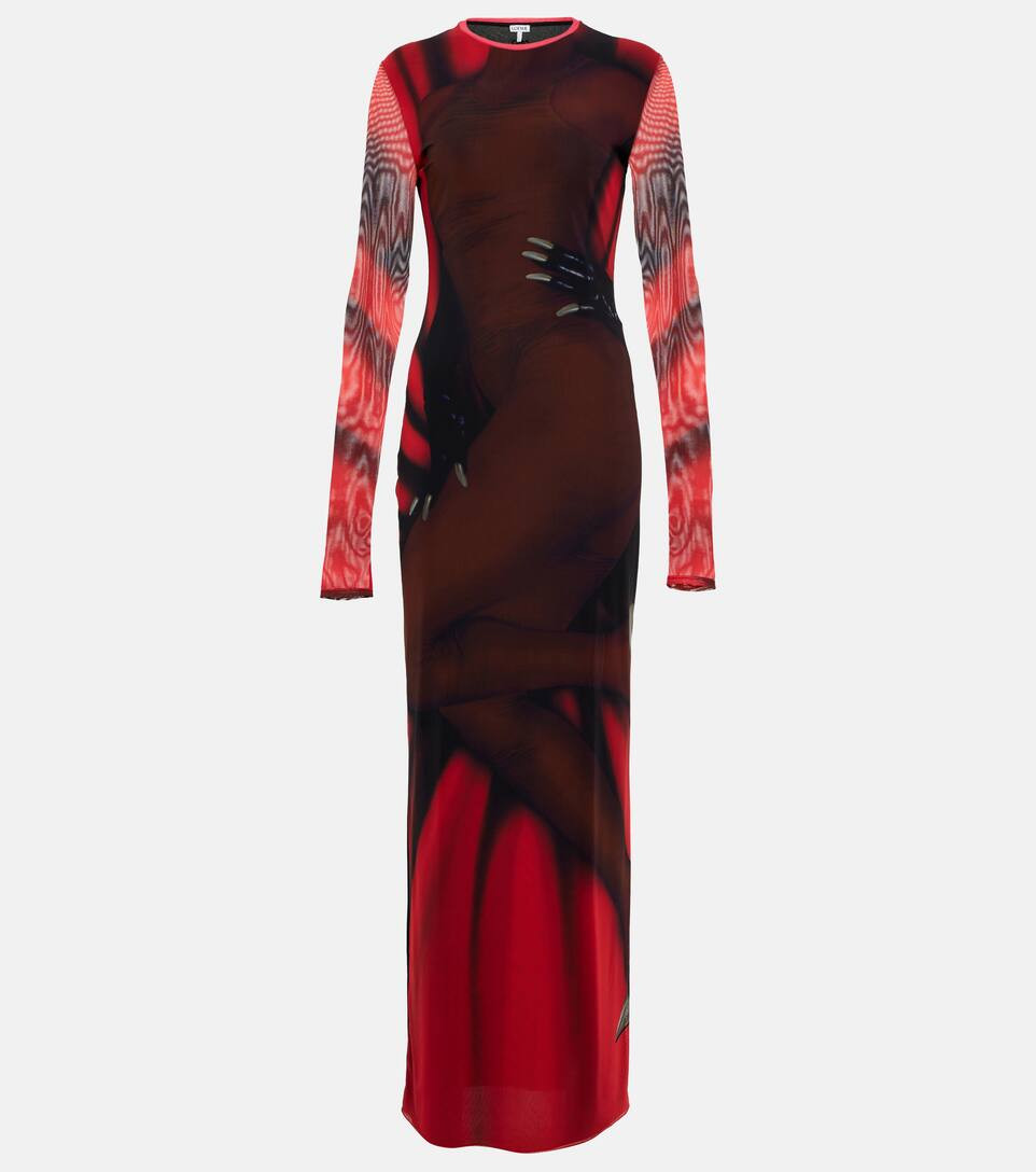 Printed mesh maxi dress | Mytheresa (US/CA)
