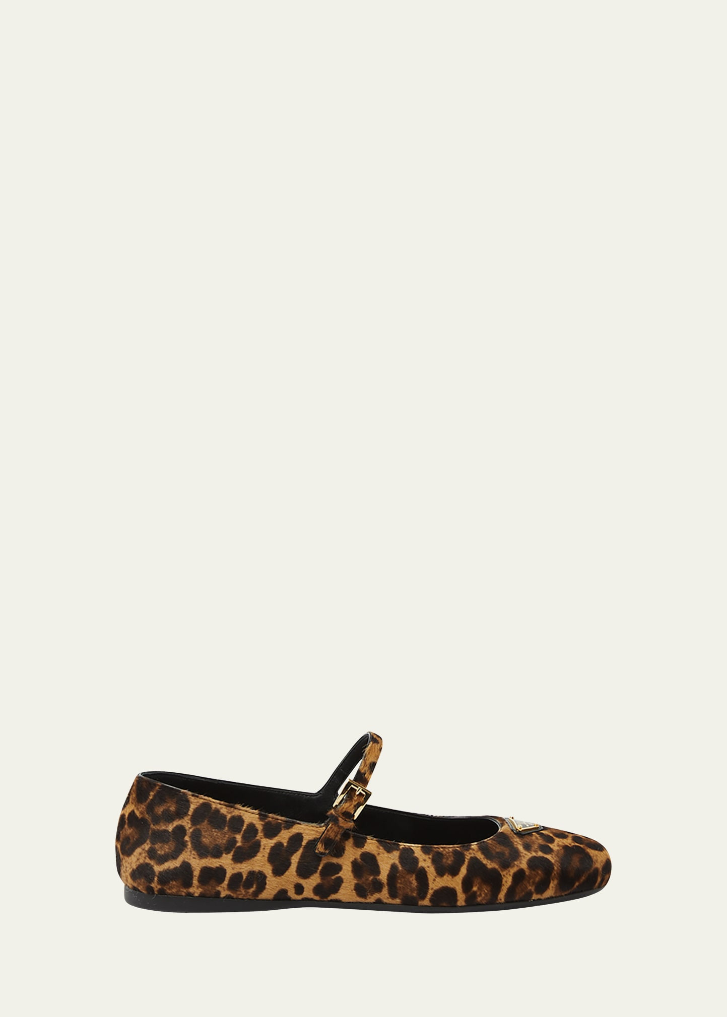 Leopard Mary Jane Ballerina Flats | Bergdorf Goodman