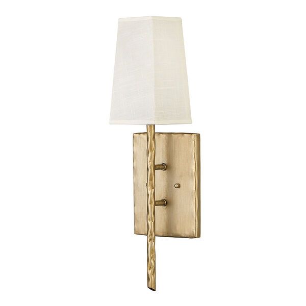 Tress Champagne Gold One-Light ADA Sconce | Bellacor