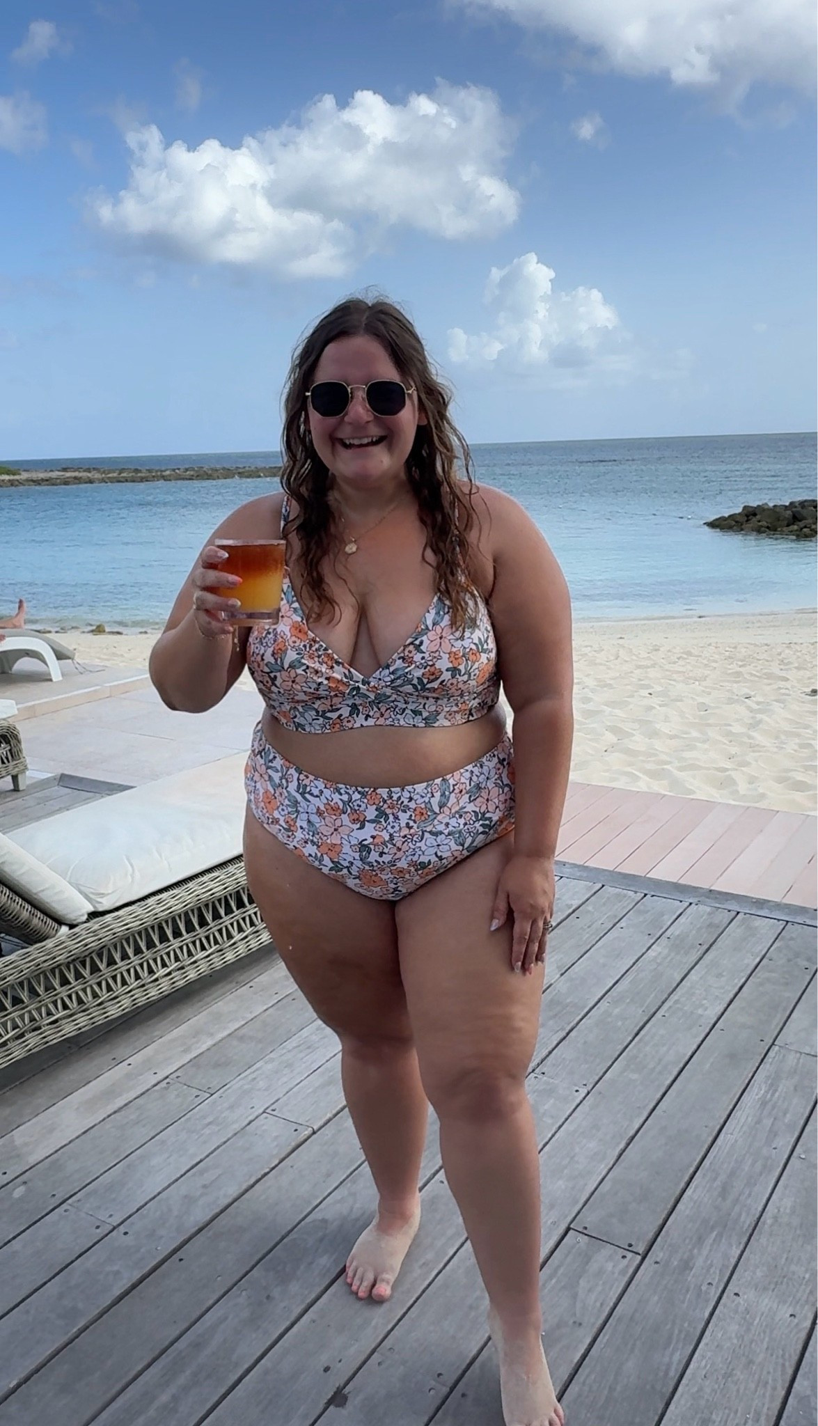 I love cupshe swim suits when I want to wear a bikini with good coverage. I got this one on Amazon. I’m in the 2x and I’m 5’1 and a size 16. Such a cute floral pattern. Good for laying out this summer.

#LTKootd #LTKMidsize #LTKPlusSize