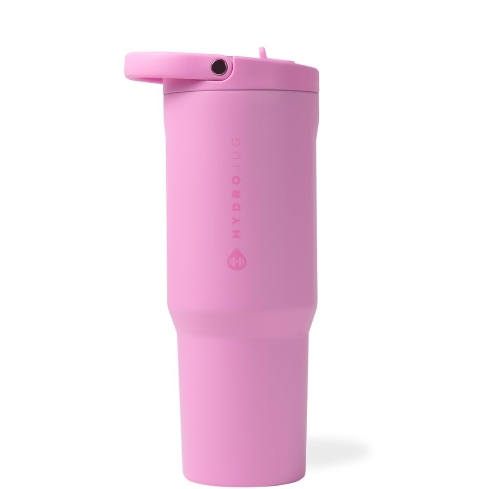 HydroJug Sport - Stainless Steel Tumbler with Straw, Vacuum Insulated, 32oz Leakproof Water Bottl... | Amazon (US)