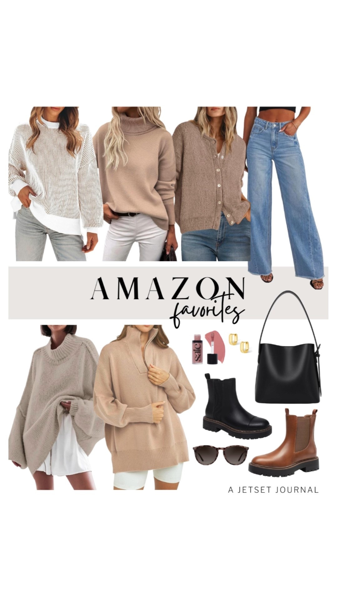 New Amazon favorites this week you’ll want to shop!
oversized pullover sweater, half zip sweater, trendy jeans, saie lipstick, fall boots, fall sweaters, wardrobe refresh, amazon fashion, top picks, transitional look, affordable style, amazon finds, cute tops, neutral top, fall style, outfit idea

#LTKU #LTKStyleTip #LTKSeasonal