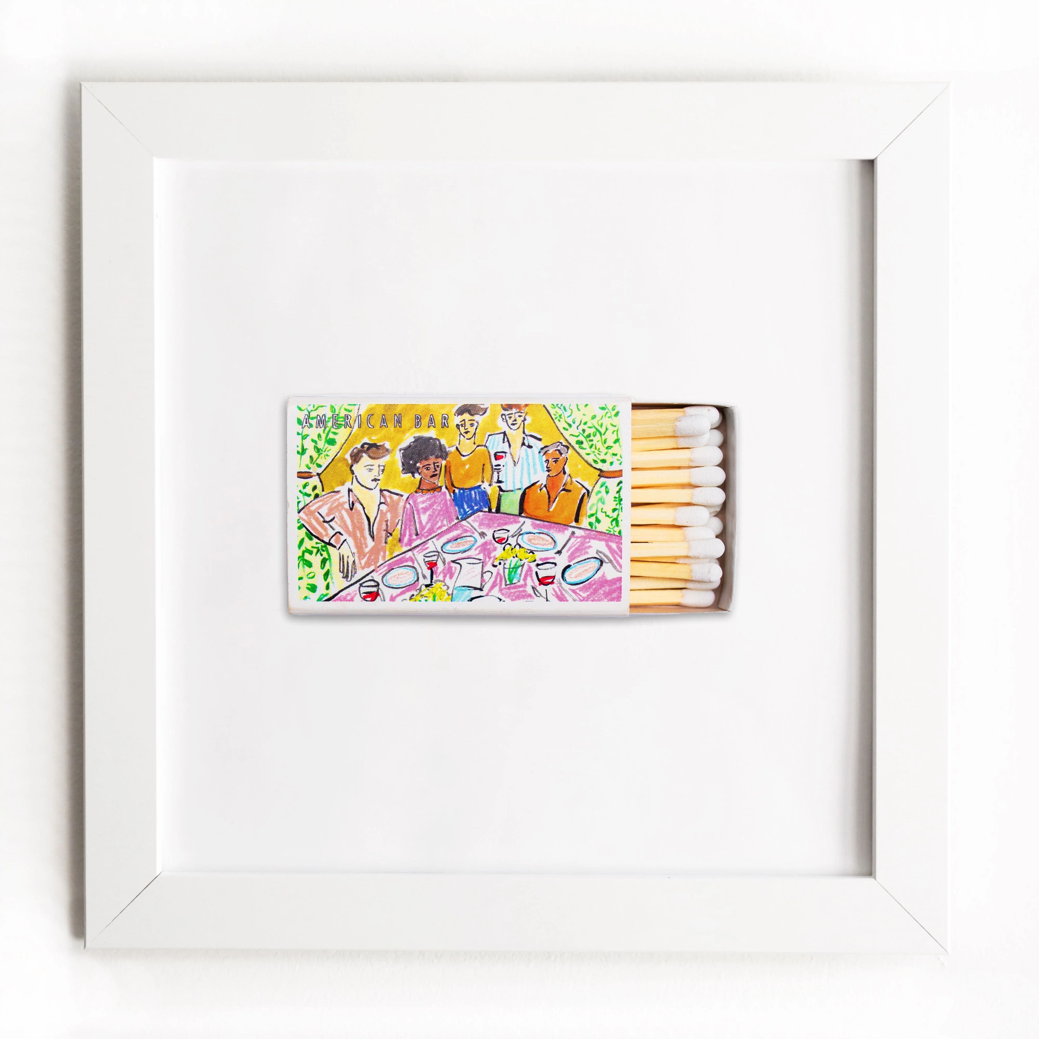 American Bar - Framed Print Matchbook - Gift - MatchSouth | Match South