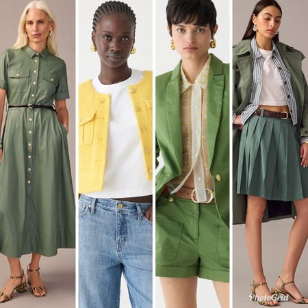 New at J. Crew!!! This collection has SOOOO many great pieces for spring and SOOOO many fun transitional pieces!!!! 💚💚💚💚💚