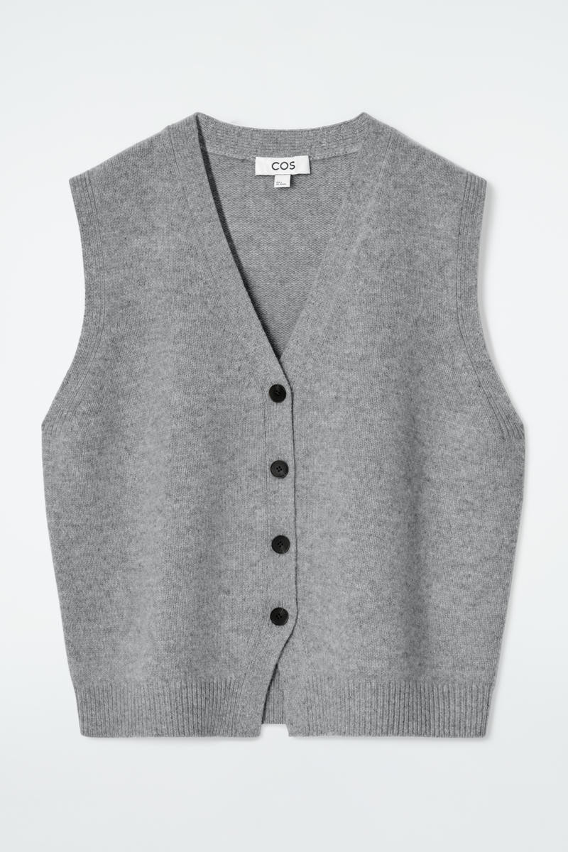 V-Neck Merino Wool Vest | COS (US)