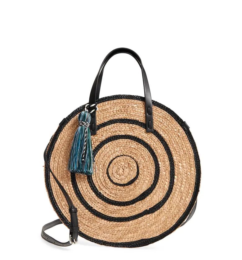 Rebecca Minkoff Woven Straw Circle Tote | Nordstrom