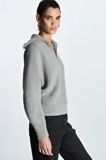 KNITTED HALF-ZIP JUMPER | COS UK
