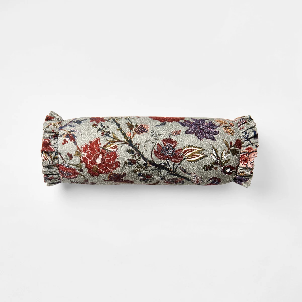 Floral Bolster Throw Blanket Green - Threshold™ designed with Studio McGee | Target
