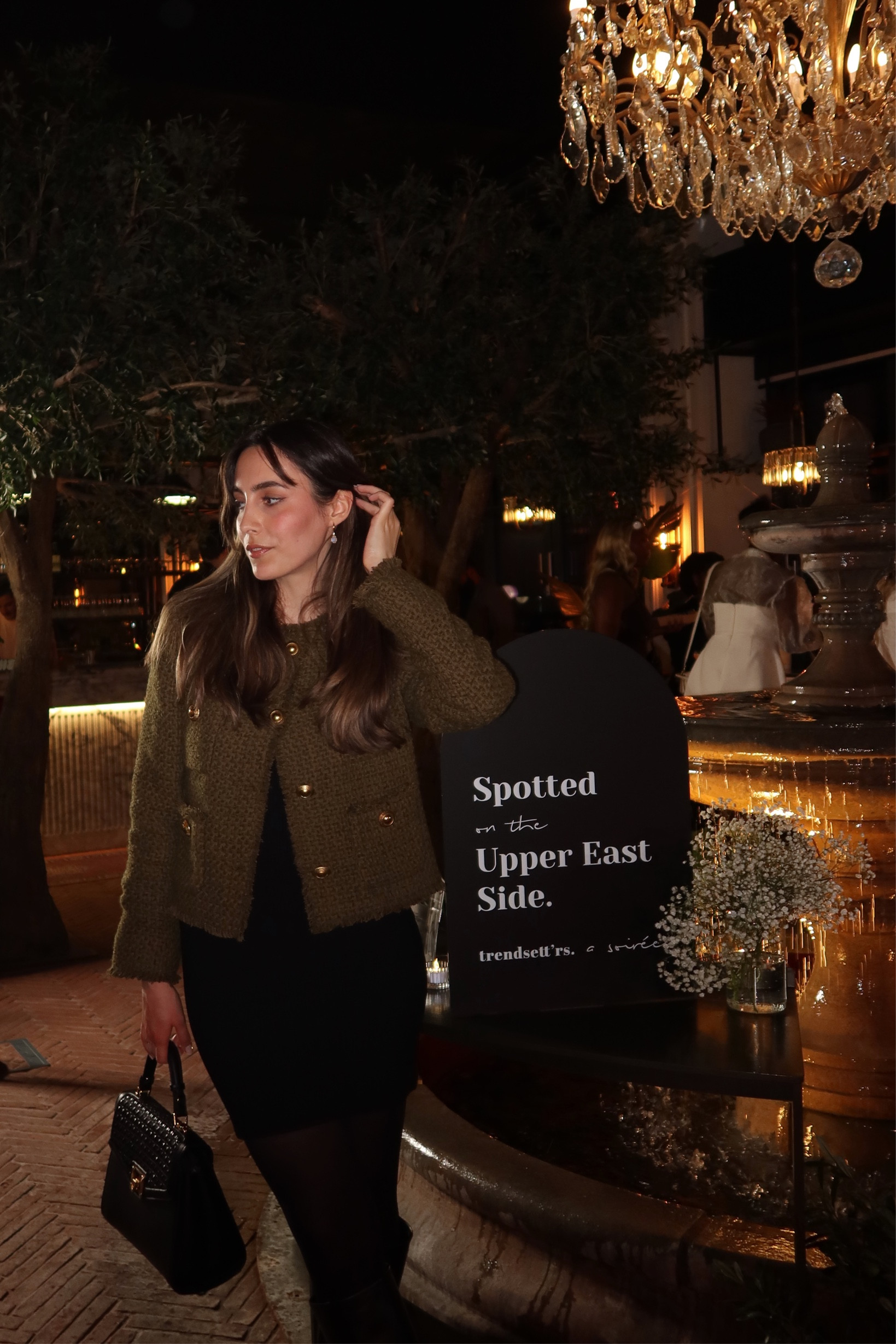 Gossip Girl has arrived to London Fashion Week! 
🏷️ Blair Waldorf vibes, preppy style, upper east side style, khaki blazer, tweed jacket, neutral style, old money, little black dress, black knee high boots outfit

#LTKstyletip #LTKfindsunder100 #LTKshoecrush