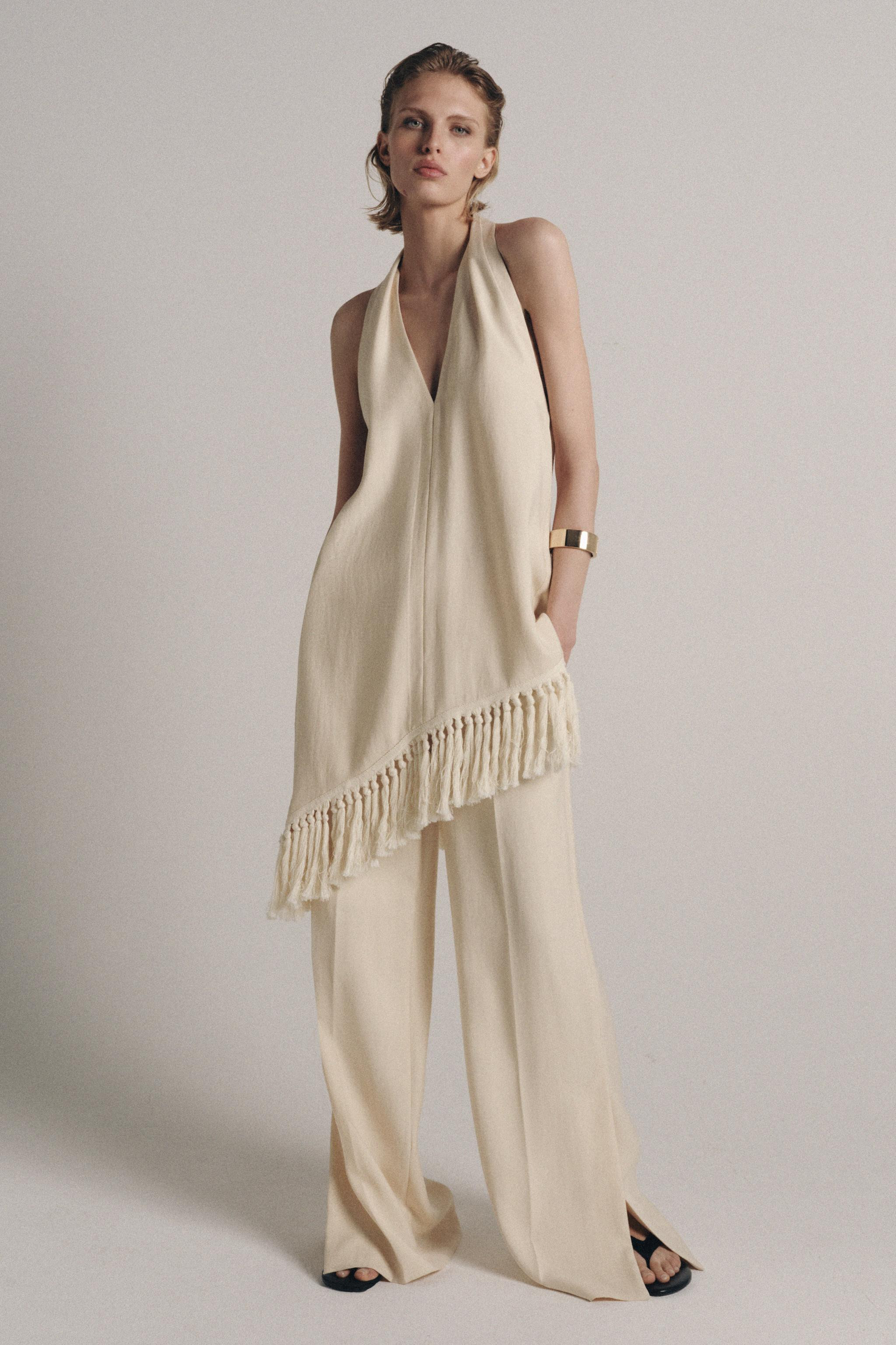 ZW COLLECTION WIDE LEG PANTS | Zara US