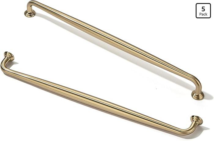 TUNNY 5 Pack Cabinet Handles-8.81"/224mm Screw Spacing Champagne Bronze Furniture Hardware Handle... | Amazon (US)