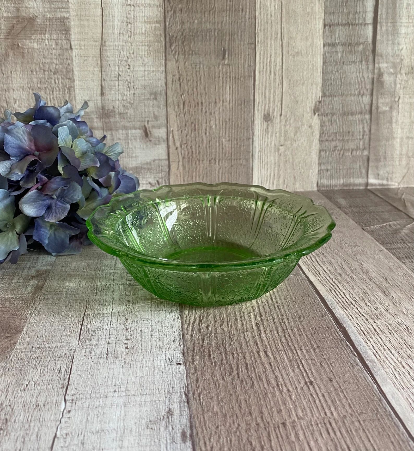 Vintage Jeannette Depression Glass  Cereal Bowl Green  | Etsy | Etsy (US)