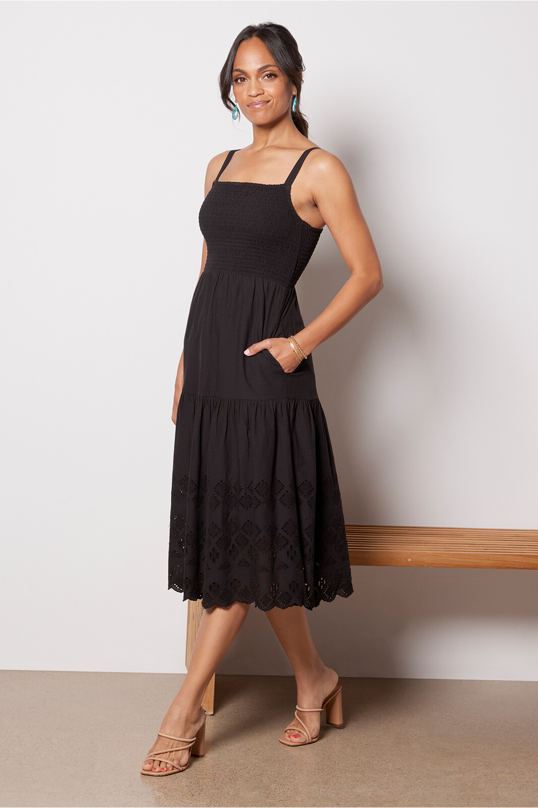 Chandler Smocked Dress | Evereve