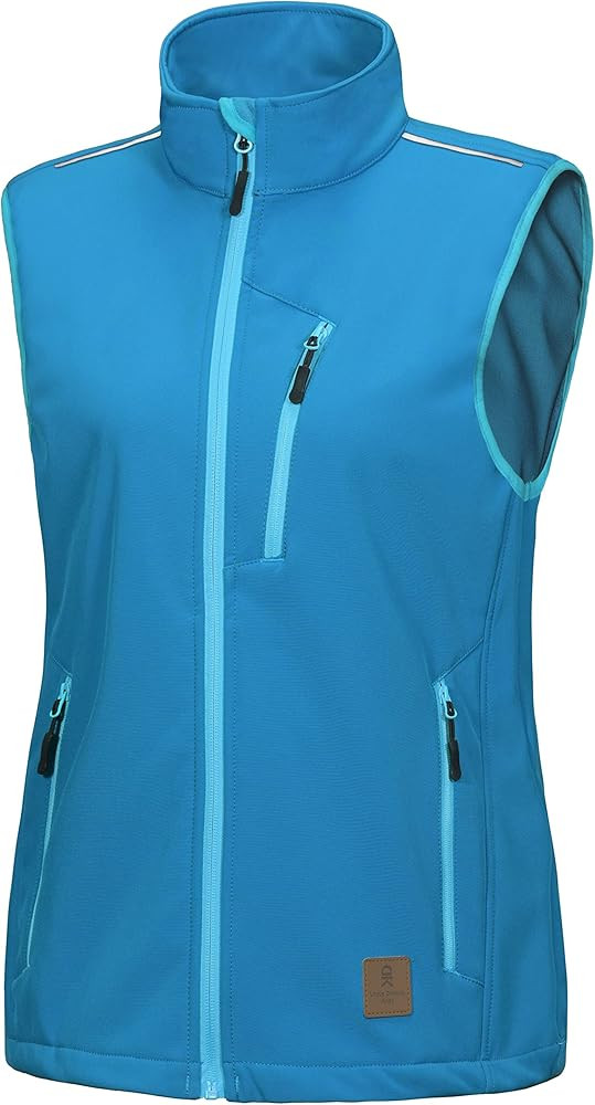 Little Donkey Andy Women's Lightweight Sleeveless Fleece Lined Softshell Vest Windproof Jacket for H | Amazon (US)