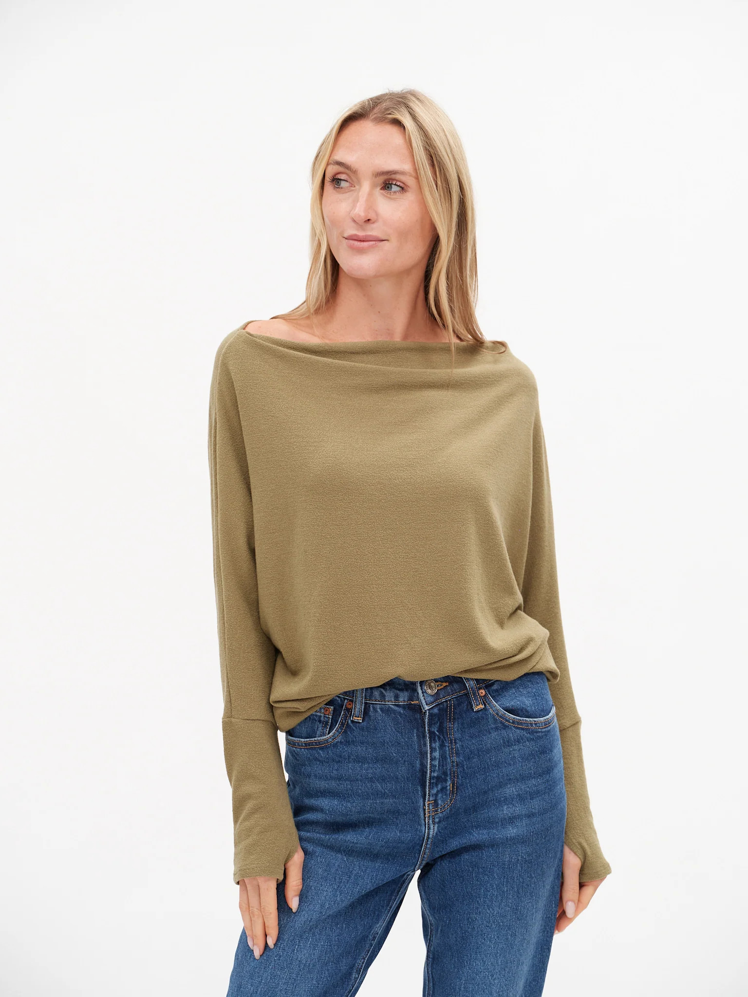 the anywhere top [olive] | Six Fifty Clothing