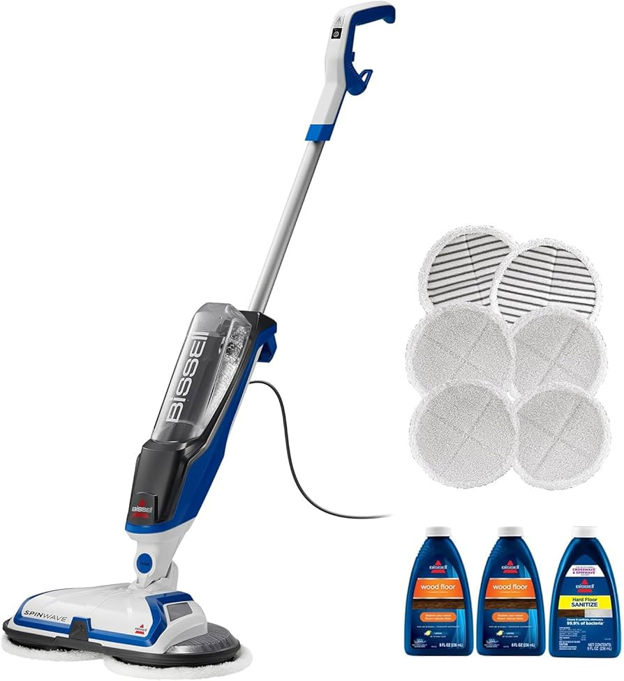 Bissell® SpinWave Hard Floor Expert Corded Spin Mop Cleaner with Washable mop Pads for Sealed Ha... | Amazon (US)