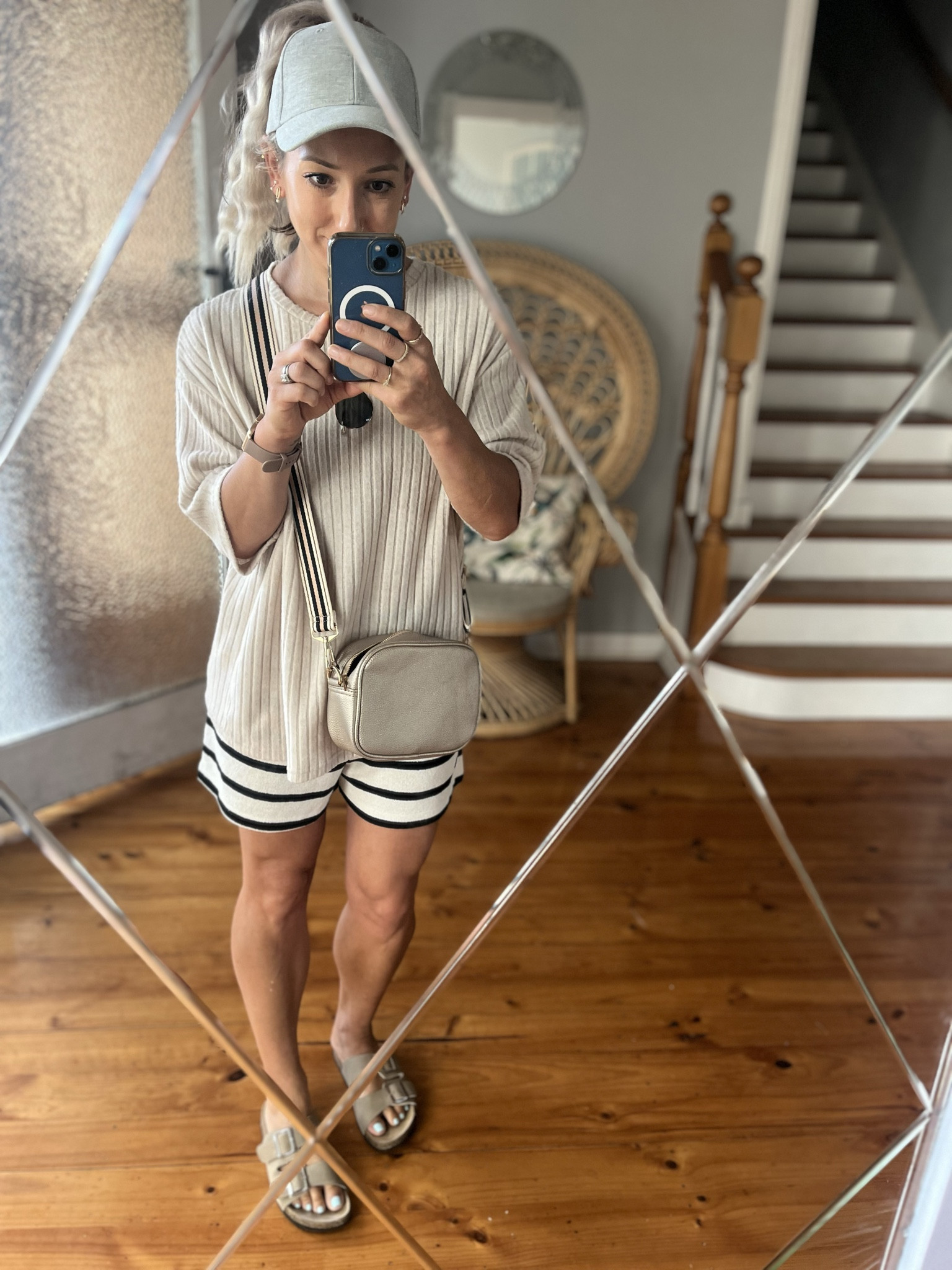 Casual, beach, weekend, mum outfit. Top is exact match (from the set). Other items are similar.

#LTKover40 #LTKfindsunder50 #LTKaustralia