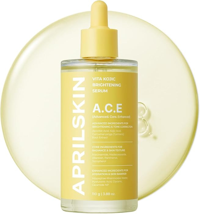 APRILSKIN A.C.E Serum｜Vita Kojic Serum for Brightening & Glow｜3-Second Brightening｜Kojic Ac... | Amazon (US)