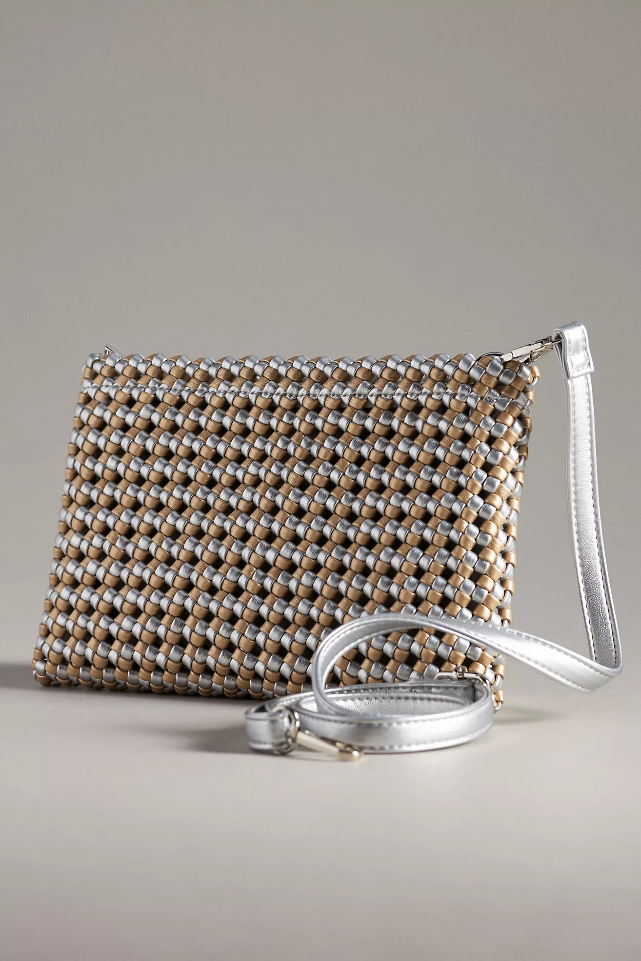 The Kalani Woven Knot Clutch: Faux Leather Edition | Anthropologie (US)