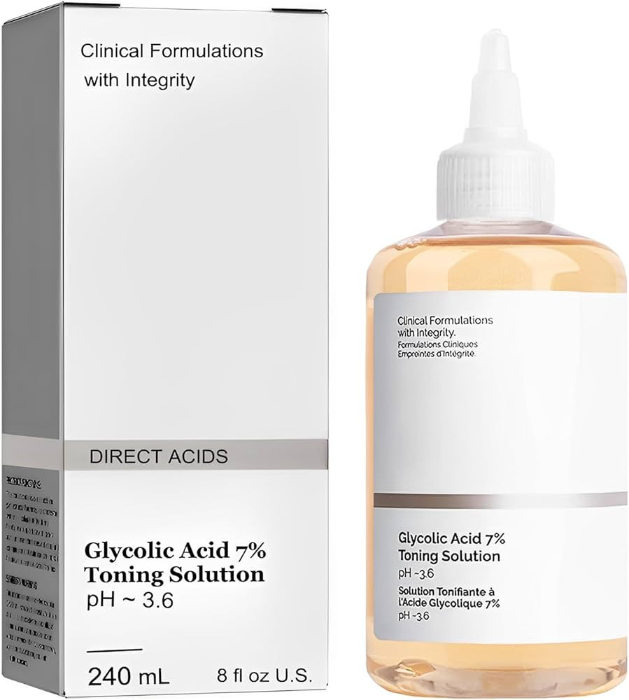 Ordinary Glycolic Acid Toner, Glycolic Acid 7% Toning Resurfacing Solution Wrinkle Exfoliating Se... | Amazon (US)