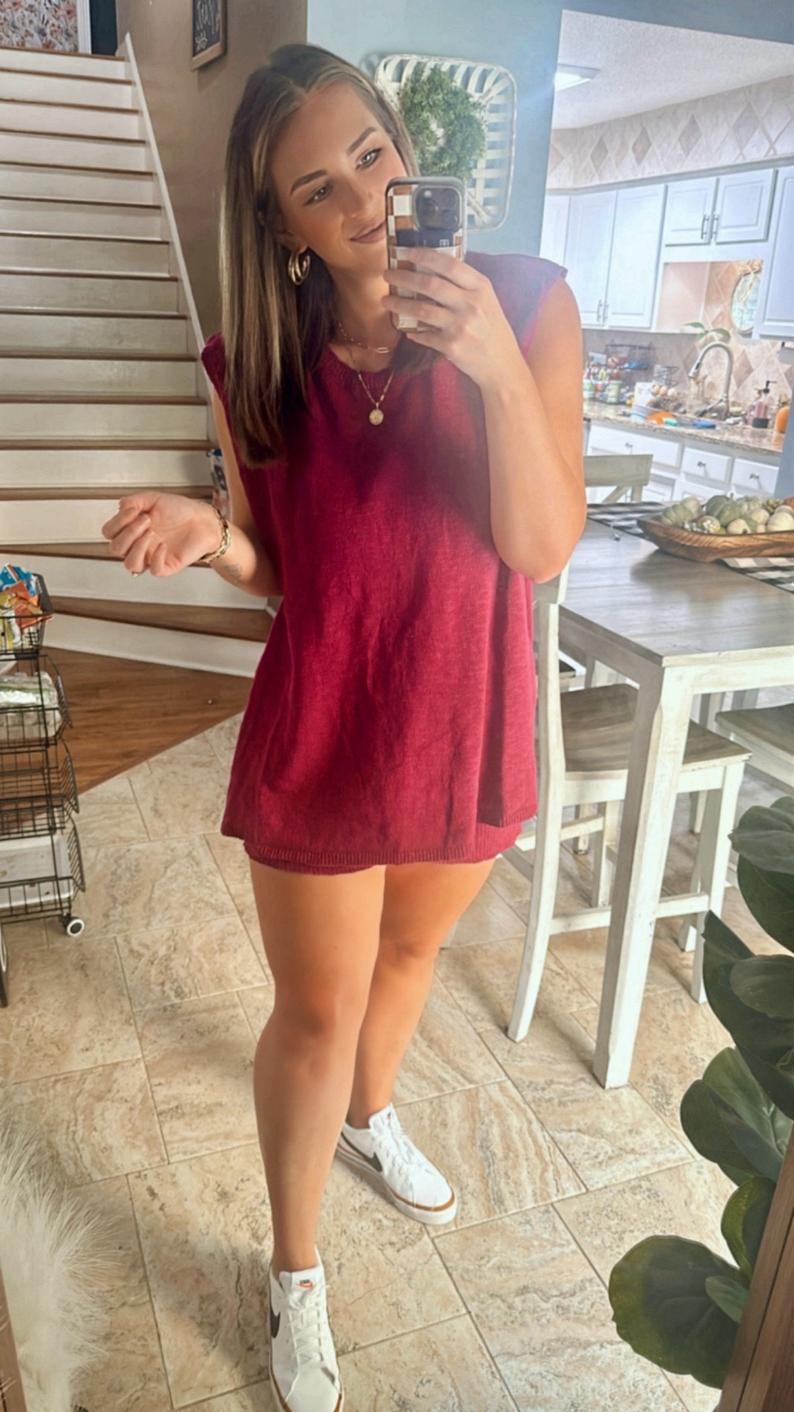 The cutest little outfit to run errands in 🤍 Running a little oversized. I am pictured in the Large.

#LTKFindsUnder50 #LTKStyleTip #LTKSaleAlert