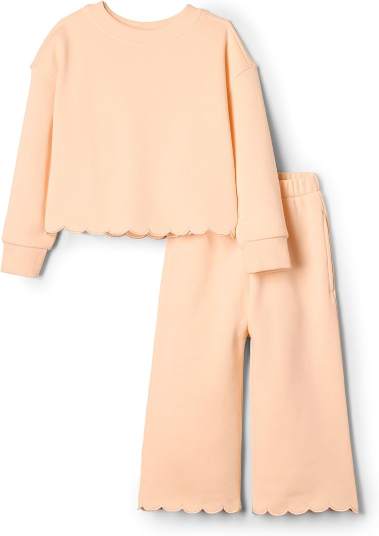 Amazon Essentials x Sofia Grainge Toddlers and Baby Girls' French Terry Pant and Top Set | Amazon (US)